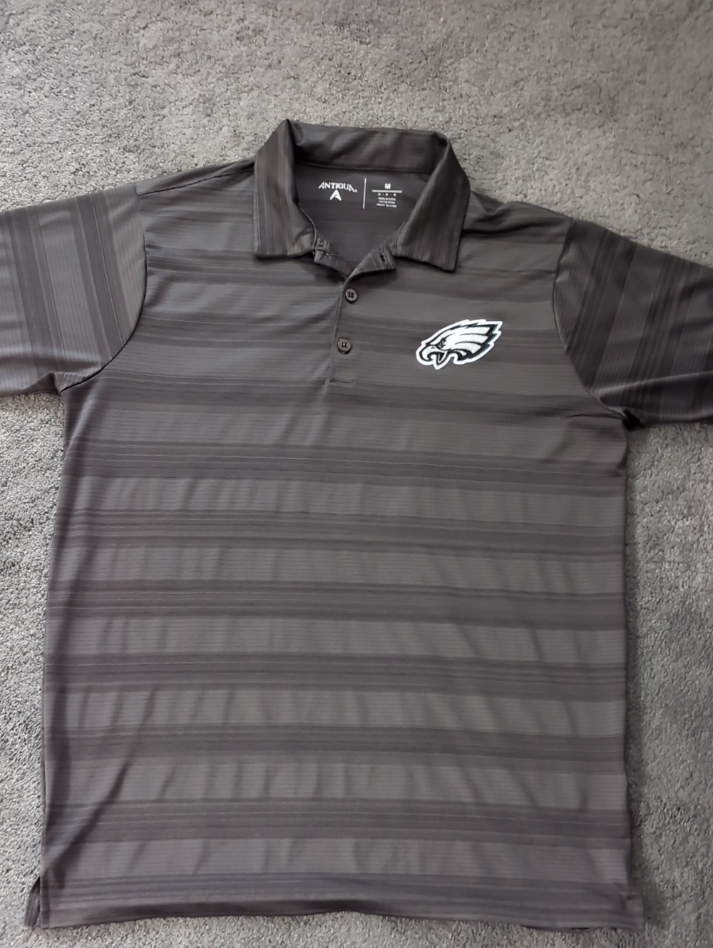 Philadelphia Eagles Men's Gray Polo Shirt